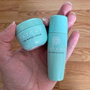TATCHA mini cleanser and moisturizer